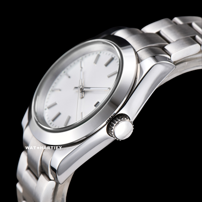 Watchartify Series Datejust 369Number Snow White Face 40MM Automatic Movement Stainless Steel Strap