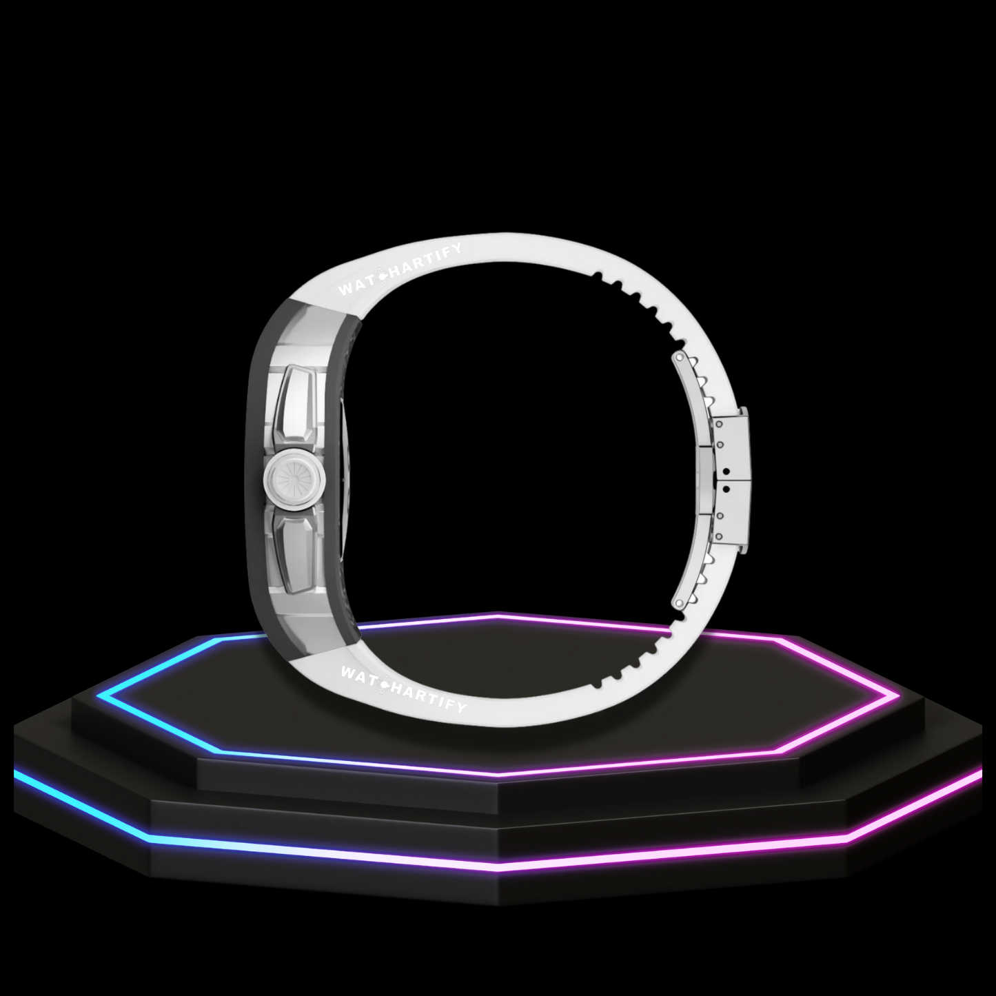 Apple Watch Case 44MM - CONCEPT MOD Series OYAMA | Snow White Rubber