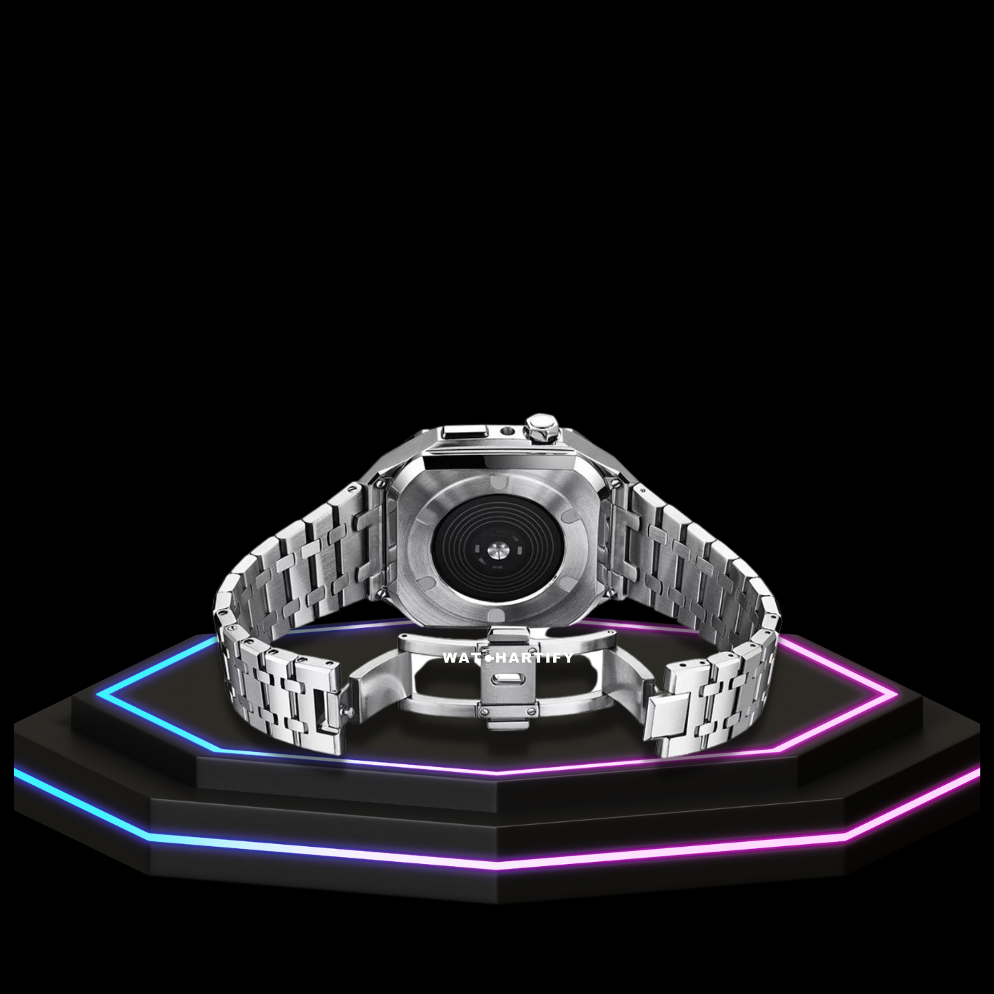 Apple Watch Case 44MM - GONDOLO Series Silver Steel