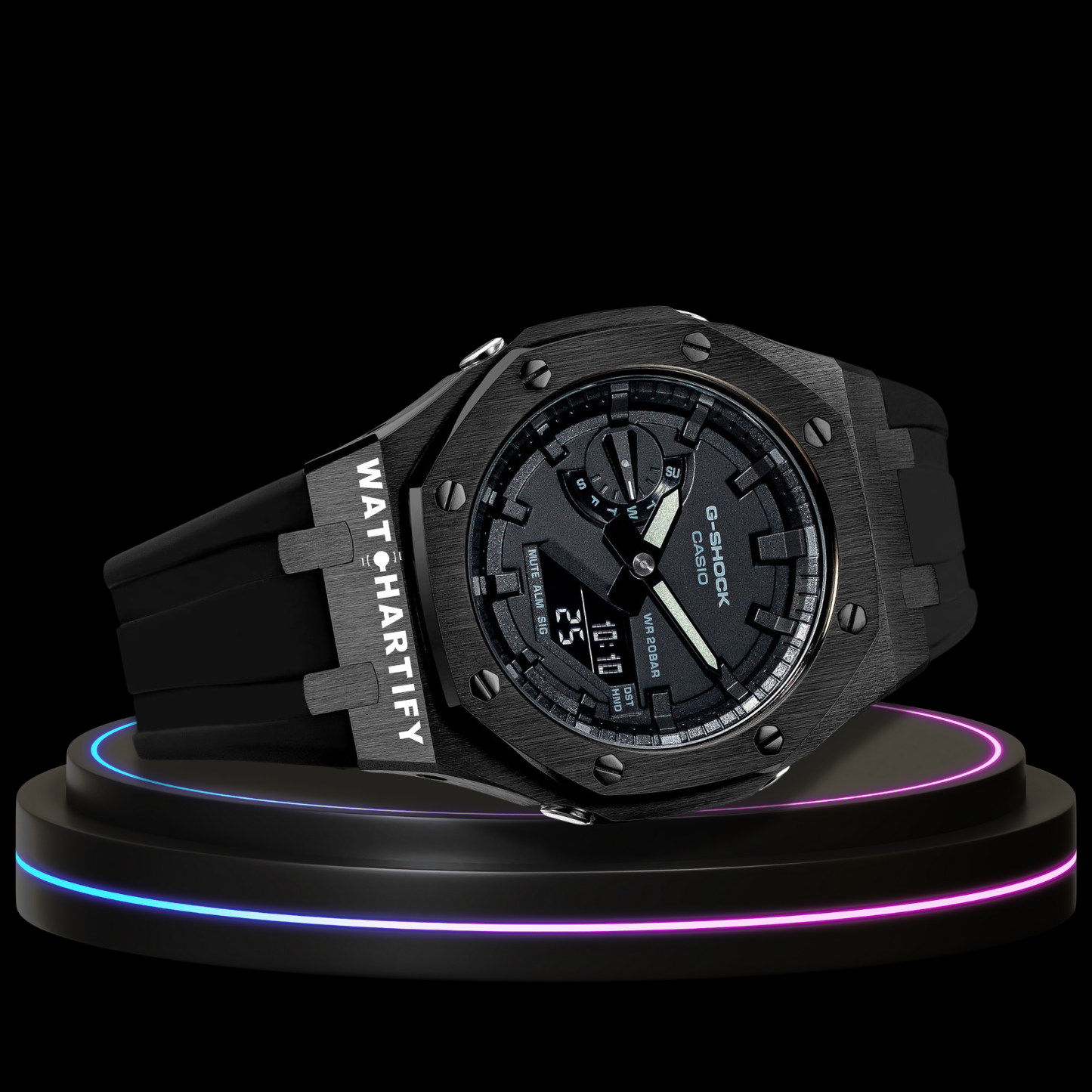 G-shock Classic Collection Mod Black With Black Face