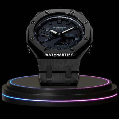 G-shock Classic Collection Mod Black With Black Face