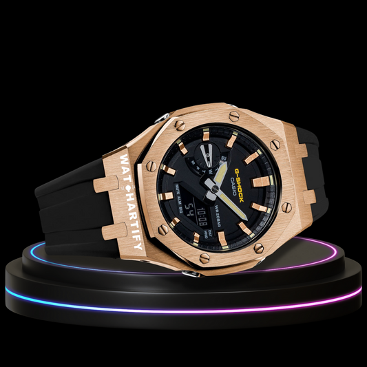 G-shock Royal Rose Gold Collection Mod Rose Gold With Black Face