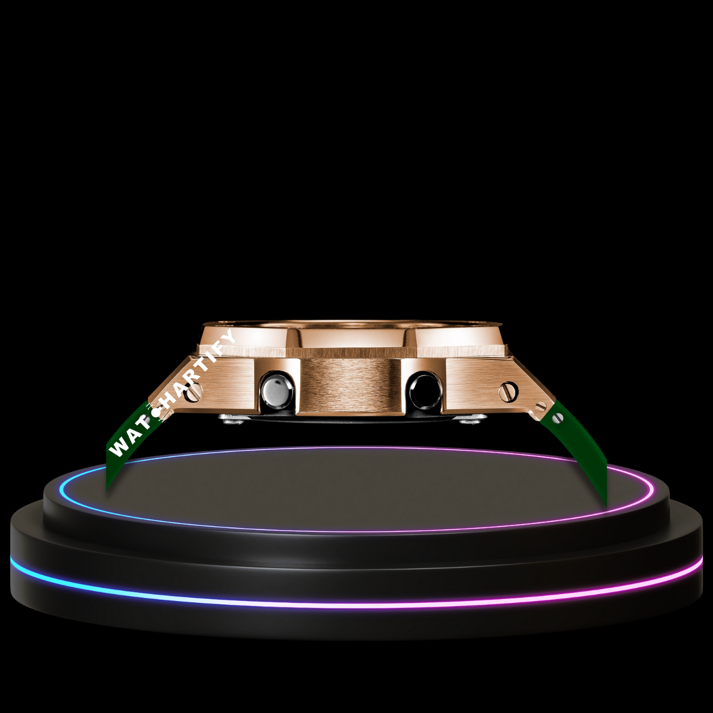 G-shock Royal Rose Gold Collection Mod Rose Gold With Green Face