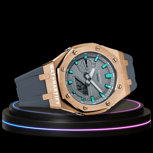G-shock Tiffany Collection Rose Gold Case With Gray Face