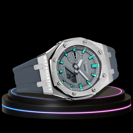 G-shock Tiffany Collection Silver Case With Gray Face