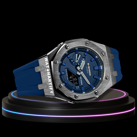 G-shock Titanium Collection Mod With Blue Face(Ocean Blue)