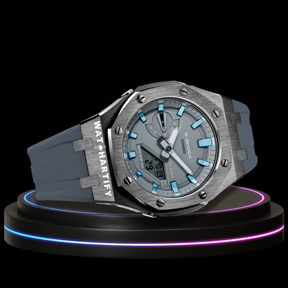 G-shock Titanium Collection Mod With Gray Face(Ice Blue)