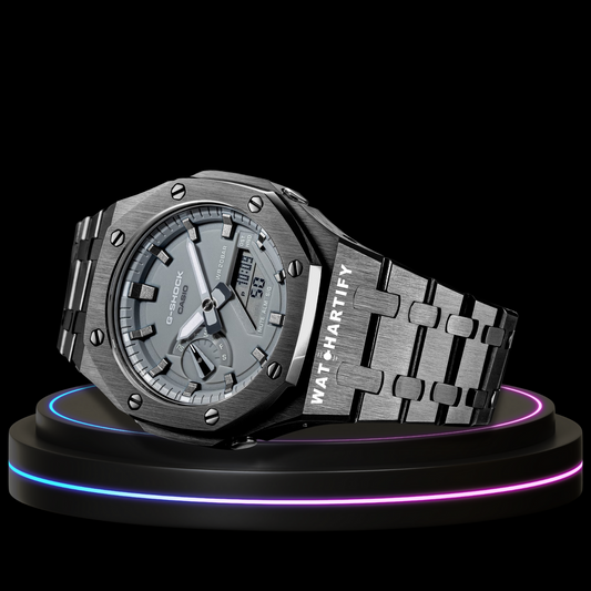 G-shock Titanium Collection Mod With Gray Face(Ti Time Marker)