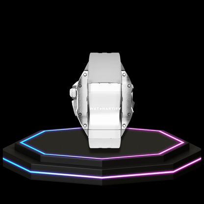 Apple Watch Ultra Case 49MM - TITAN Pro OyamaTitan | Snow White Rubber