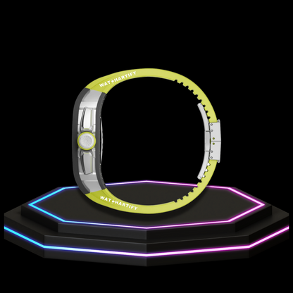 Apple Watch Case 45MM - CONCEPT MOD Series OYAMA | Lime Green Rubber