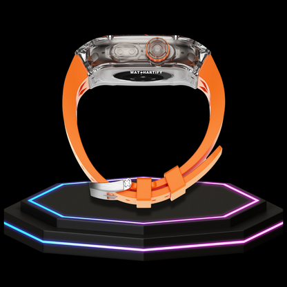 Apple Watch Ultra Case 49MM - ICE Pro Series Luxury | Fluorescent Sunset Rubber