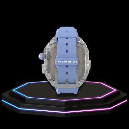 Apple Watch Ultra Case 49MM - ICE CUBE Pro Series Macaron Blue Rubber