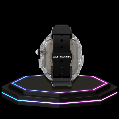 Apple Watch Ultra Case 49MM - ICE CUBE Pro Series Midnight Rubber