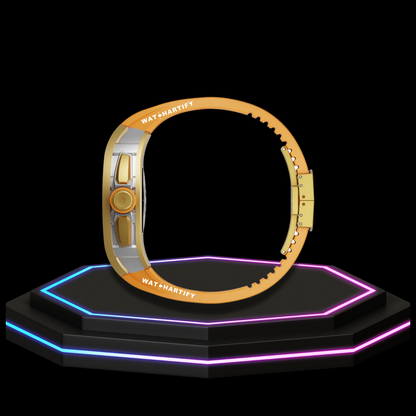 Apple Watch Case 45MM - CONCEPT GOLD Series Champagne | Sunset Rubber