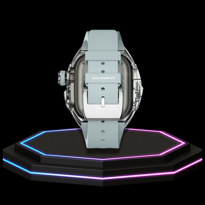 Apple Watch Ultra Case 49MM - ICE Pro Series Dark Crystal | Fluorescent Cube Gray Rubber