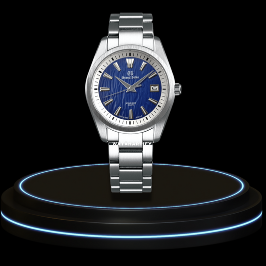 SEIKO Mod Grand Seiko Collection Deep Blue Dial NH35 Movement Silver Stainless Steel Strap